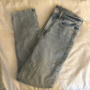 High Rise Cigarette Jeans